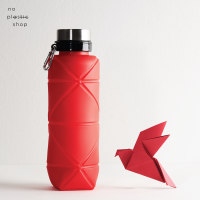 ราคา Origami Bottle Foldable water bottle ขวดน้ำพับได้น้ำหนักเบา พกพาสะดวก หิ้วง่าย เที่ยวสะดวก (16762944718)