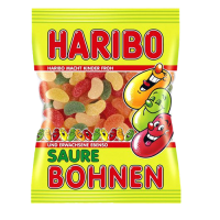 ราคา Haribo Saure Bohnen 200g เยลลี่ หรือกัมมี่แบร์ ตราฮาริโบ้ เจลลี่ ขนม ขนมขบเคี้ยว ขนมหวาน (17431206313)