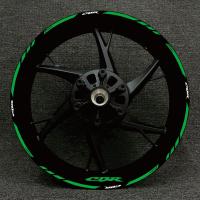 ราคา สติกเกอร์ติดดัดแปลงดุมล้อเหมาะสำหรับ Honda cb650f CBR1000RR 600R 300R สติกเกอร์กันน้ำขอบล้อ (17370033028)