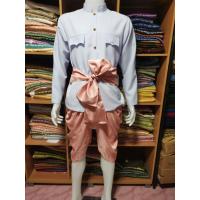 ราคา ชุดไทยผู้ชาย ชุดไทยท่านขุน ชุดราชประแตน ชุดไทยเพื่อนเจ้าบ่าว 3ชิ้น เสื้อ โจง ผ้าคาด (14801878356)