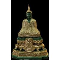 ราคา พระแก้วมรกตฤดูหนาวสีหยกปิดทองแท้งานปราณีตเกรดพรีเมี่ยมหน้าตัว5นิ้วสูง14นิ้ว ฐาน9นิ้ว งานตรงปก ของขวัญขึ้นบ้านใหม่ ของมงคล พระบูชา (13630571997)