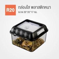 ราคา กล่องเลี้ยงสัตว์เลื้อยคลาน เต่า กบ ตุ๊กแก งู กล่องเลี้ยงสัตว์โปร่งใส มีรูระบายรอบกล่อง (15763545853)