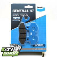ราคา ผ้าเบรค Bendix MD9 เบรคหน้าซ้าย Cheer KR150 ZX130 Victor Magnum HONDA NSR SPเบรคหลังโปรอาร์ม (614762004)