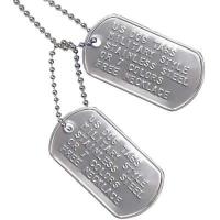 ราคา สร้อยทหาร สร้อยคอสลักชื่อ สร้อยสลักชื่อ dog tag ป้ายห้อยคอ สร้อยคอ ป้ายห้อยคอ (13312936393)