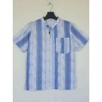 ราคา เสื้อเชิ้ตคอจีนผ้าฝ้ายพื้นเมือง ใส่สบายไม่ร้อน สินค้า OTOP คุณภาพจากลำพูน (16350526157)