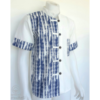 ราคา เสื้อเชิ้ตคอจีนผ้าฝ้ายพื้นเมือง ใส่สบายไม่ร้อน สินค้า OTOP คุณภาพจากลำพูน (18505873737)