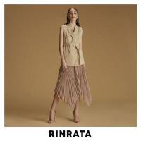 ราคา RINRATA Cairo skirt กระโปรงพลีท ประโปรงอัดพลีท กระโปรงไปงาน กระโปรงสีเบจ (3084470604)
