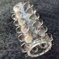 ราคา ข้าวโพดยางใสยืดหยุ่นปลอกมุกเสียวๆปลอกเพี่มไซร์ฟรีไซส์ปลอกเพิ่มความใหญมุกฝังท่านชายสินค้าขายดีมากปลอกมุกเสียวๆปลอกเพี่มไซร์ข้าวโพดFreesizeยางใสยืดหยุ่นอนุภาคขนาดใหญ่ชาย ไม่ระบุชื่อสินค้าหน้ากล (1738113