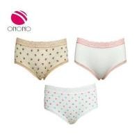 ราคา ONONO กางเกงในทรงบิกินี่ขอบลูกไม้ รุ่น TU3516 แพ็ค 3 คละสี (15941456954)