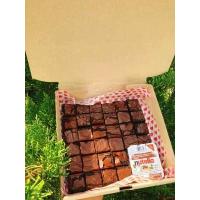 ราคา Brownie บราวนี่คิวบ์เนื้อหนึบขนาด2ปอนด์ บราวนี่มินิ ดาร์คช็อคโกแลตเข้มข้น ถาดใหญ่จุกๆ64ชิ้น Halal 2ปอนด์ (14278235396)