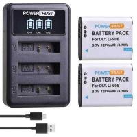 ราคา 4x LI 90B LI 90B LI 92B Li90B Battery and Charger for Olympus Tough TG 6 TG 5 TG Tracker SH 1 SH 2 SP 100 IHS Tough TG 1 TG 2 (16426517503)
