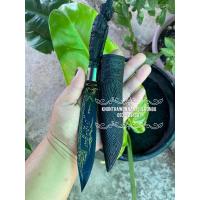 ราคา มีดหมอเหล็กน้ำพี้ขี้ตะกันโบราณ ขนาดใบมีด5นิ้ว ด้ามท้าวเวสสุวรรณ (14649920789)