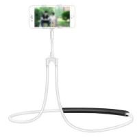 ราคา ที่วางโทรศัพท์มือถือแบบแขวนคอขี้เกียจข้างเตียงที่สร้างสรรค์ ที่วางโทรศัพท์สมาร์ทโฟนที่จับมือถือแบบคล้องคอ ที่จับมือถือ (9490517693)