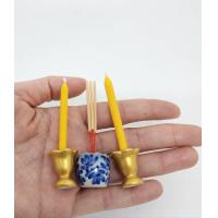 ราคา เซตธูปเทียน แจกันดอกบัว ขนาดความสูง 3 นิ้ว ชุดบูชาหิ้งพระ ชุดบูชาหน้าพระ (19146824580)