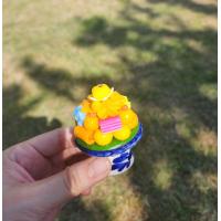 ราคา เซตธูปเทียน แจกันดอกบัว ขนาดความสูง 3 นิ้ว ชุดบูชาหิ้งพระ ชุดบูชาหน้าพระ (19093438959)