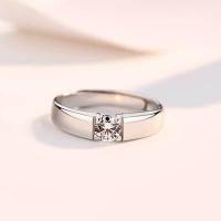 ราคา S925คริสตัลเพชรมงกุฎสไตล์เกาหลีแบบเรียบง่ายแหวนเงินสเตอร์ลิงสำหรับคู่รักผู้ชายผู้หญิงเครื่องประดับแฟชั่นแหวนหมั้นแต่งงานทำจากเหล็กไทเทเนียมขนาดยืดหดได้ (17430924820)