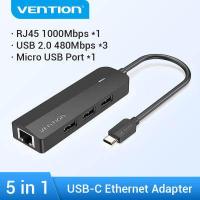ราคา Vention USB C HUB Hub Type C USB Splitter Thunderbolt 3 USB C Dock Adapter OTG Hub 5 พอร์ต USB Type C Usb Hub Extension USB 3 0 HUB สำหรับแล็ปท็อป HUAWEI Matebook ประเภท c usb hub (7107962664)