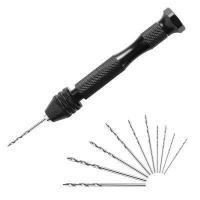 ราคา ชุดสว่านมือบิดหล่า11ชิ้น สว่านมือขนาดเล็กพร้อมดอกสว่าน (11561731498)