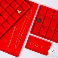 ราคา ถาดใส่พระเครื่อง ถาดพระ ถาดกำมะหยี่ ถาดพระกั้นช่อง ถาดใส่พระกำมะหยี่ ถาดพระปูเรียบ กล่องใส่พระ กล่องใส่จิวเวอรี่ (6268586497)