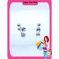 ราคา จิวสแตนเลส สำหรับเจาะตรงบริเวณกระดูกอ่อนของหู Simple CZ Stud earring for Men Women CZ Stainless Steel 1 ข้าง (4722752506)