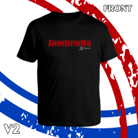 ราคา เสื้อยืด คอกลม แขนสั้น LAMBRETTA X300 สกรีน Flex pu ขอบสวย คมชัด ผ้า cotton 100 (18674056242)