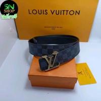 ราคา เข็มขัดหลุยส์ L V ลายตารางสีดำ เข็มขัดหนัง ผู้ชาย เข็มขัดแฟชั่น สายเข็มขัดสามารถเจาะรูเพิ่มได้ ขนาด 3 5 cm สินค้าไมมีกล่องนะค่ะ (9574437859)