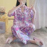 ราคา ส่งเร็วพิเศษ A52 SL ชุดนอนผ้าซาตินไซส์ใหญ่ อก 52 นิ้ว ชุดนอนลายการ์ตูน ผ้านิ่มเย็น ใส่สบาย SUNBALEE (16297128363)