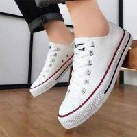 ราคา รองเท้าผ้าใบConverse All Star สีขาว size 36 45 รองเท้าผู้ชายผู้หญิง รองเท้าแฟชั่น รองเท้าผ้าใบ มีเก็บเงินปลายทาง Kiyayais (10695605504)