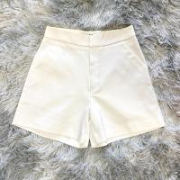 ราคา vividcloset กางเกงขาสั้นผู้หญิงซิปหน้า ผ้าดับเบิ้ลยืด สีพื้นเอวสูง ผญ (9637176158)