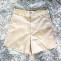 ราคา vividcloset กางเกงขาสั้นผู้หญิงซิปหน้า ผ้าดับเบิ้ลยืด สีพื้นเอวสูง ผญ (9637176185)