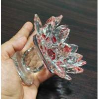 ราคา เชิงเทียนดอกบัวแก้วคริสตัล No 5 มีฐานรองตั้ง 1 ขั้น ขนาดฐานกว้าง 6 cm รวมกลีบบัวกว้าง 12 cm ขาสูง 4 5 cm รวมสูงจากฐานถึงกลีบบัว 12 cm มี 18 กลีบ (1947906234)