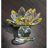 ราคา เชิงเทียนดอกบัวแก้วคริสตัล No 5 มีฐานรองตั้ง 1 ขั้น ขนาดฐานกว้าง 6 cm รวมกลีบบัวกว้าง 12 cm ขาสูง 4 5 cm รวมสูงจากฐานถึงกลีบบัว 12 cm มี 18 กลีบ (1367878692)