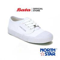 ราคา Bata บาจา by North Star รองเท้าผ้าใบ รองเท้านักเรียน แบบผูกเชือก รุ่น NORTHSTAR มีให้เลือก 3 สี ขาว น้ำตาล ดำ (18747312091)