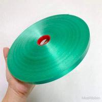 ราคา ริบบิ้นพวงมาลัย เบอร์ 5 เนื้อทราย ม้วนใหญ่ ตราระฆัง (18707871148)