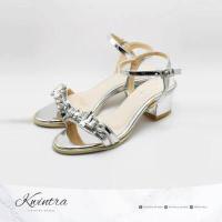 ราคา Heels Blink Kwintra รองเท้าส้นสูงมีเพชร สีเงิน และ สีเทาเมทาลิค (1081256986)