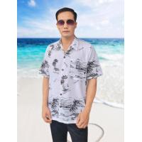 ราคา เสื้อผู้ชายคอปกแขนสั้น ลายมะพร้าว ทะเล (19201064922)