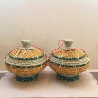 ราคา กระติบข้าว กระติบข้าวสวยๆ กระติ๊บข้าวเหนียว ขนาดใหญ่ไซส์L (16298254050)