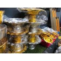 ราคา พาน พานทอง พานเงิน พานโตก สีเงิน ทอง พลาสติก ขนาดเล็ก กลาง ราคาถูกที่สุด (1380648691)