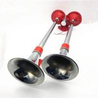 ราคา แตรด่วน ไฟฟ้าปากเหล็ก 2 ปากยาว แตรลม สำหรับ รถบรรทุก รถบัส รถทัวร์ รถสิบล้อ เรือ รถบรรทุก ใช้ได้ทั้ง 12V และ 24V (8130429972)