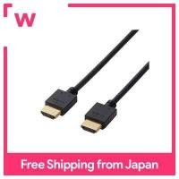 ราคา ELECOM HDMI Cable 3m High Speed 1 4 4K 3D Full HD Ethernet Compatible Slim Connector Black DH HD14EB30BK (17048798179)