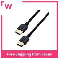 ราคา ELECOM high speed HDMI cable 1 5m Soft Ethernet 4K 3D audio return compatible Black CAC HD14EY15BK (17048859030)
