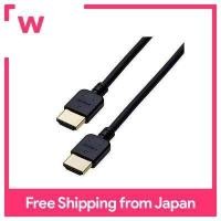 ราคา ELECOM high speed HDMI cable 2 0m Soft Ethernet 4K 3D audio return compatible Black CAC HD14EY20BK (17048621750)