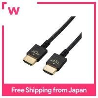 ราคา ELECOM high speed Premium HDMI cable 4K Ultra HD Ethernet correspondence 1 5m slim type black DH HDP14ES15BK (17048806305)