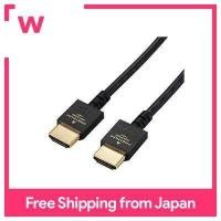 ราคา ELECOM high speed Premium HDMI cable 4K Ultra HD Ethernet correspondence 2 0m slim type black DH HDP14ES20BK (17048741592)