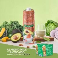 ราคา 137 ดีกรี นมอัลมอนด์ สูตรอโวคาโดและผักรวม 7 ชนิด ขนาด 1000 ml x 12 Almond Milk with Avocado 137 Degrees Brand (4787088467)