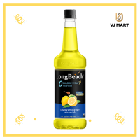 ราคา LongBeach ลองบีชไซรัป 0 แคลอรี่ กลิ่นเลม่อนผสมน้ำผึ้ง 740 ml (19476455793)