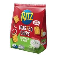 ราคา ริทซ์ โทสเต็ด ชิปส์ ขนมอบกรอบรสซาวร์ครีมและหัวหอม 229 ก (17378775577)