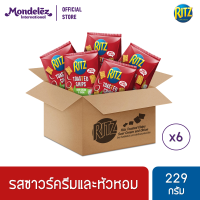ราคา ยกลัง 6 ถุง Ritz Toasted Chips Sour Cream and Onion ริทซ์ โทสเต็ดชิปส์ รสซาวร์ครีมแอนด์ออเนียน 229 กรัม (14405394572)