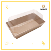 ราคา Good Box Pack BA I6 000 กล่องขนมทรงยาวคราฟท์ พร้อมฝา ไซส์ M (19507275692)
