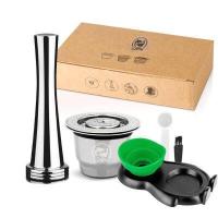 ราคา i Cafilas NESC03 ตัวกรองรีฟิลกาแฟแคปซูลคุณภาพดีที่สุดนำกลับมาใช้ใหม่ได้ ถ้วยทำเครปเอสเปรสโซสเตนเลสสตีลฝักสำหรับเครื่องชงกาแฟเนสเพรสโซ B เครื่องชงกาแฟ Inissia Lattissima Citiz Milk Essenza Philips (182